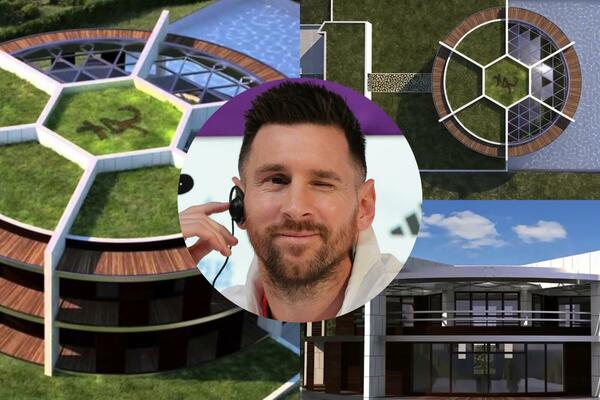 FUDBALSKI BOG JE SAGRADIO SEBI OLIMP: Mesijeva kuća u obliku lopte oduzima dah, a iz vazduha je kao broj 10! (FOTO)