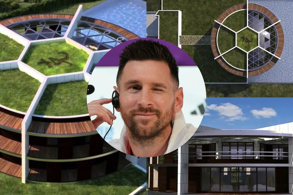 FUDBALSKI BOG JE SAGRADIO SEBI OLIMP: Mesijeva kuća u obliku lopte oduzima dah, a iz vazduha je kao broj 10! (FOTO)