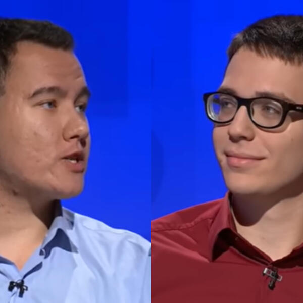 DUEL PARTIZANOVCA I ZVEZDAŠA U SLAGALICI: Hit replika takmičara oduševila "Delije" (VIDEO)