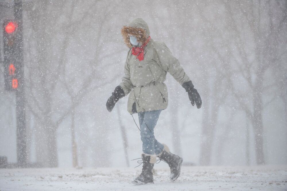 Sneg, Amerika, Snežna mećava u Americi