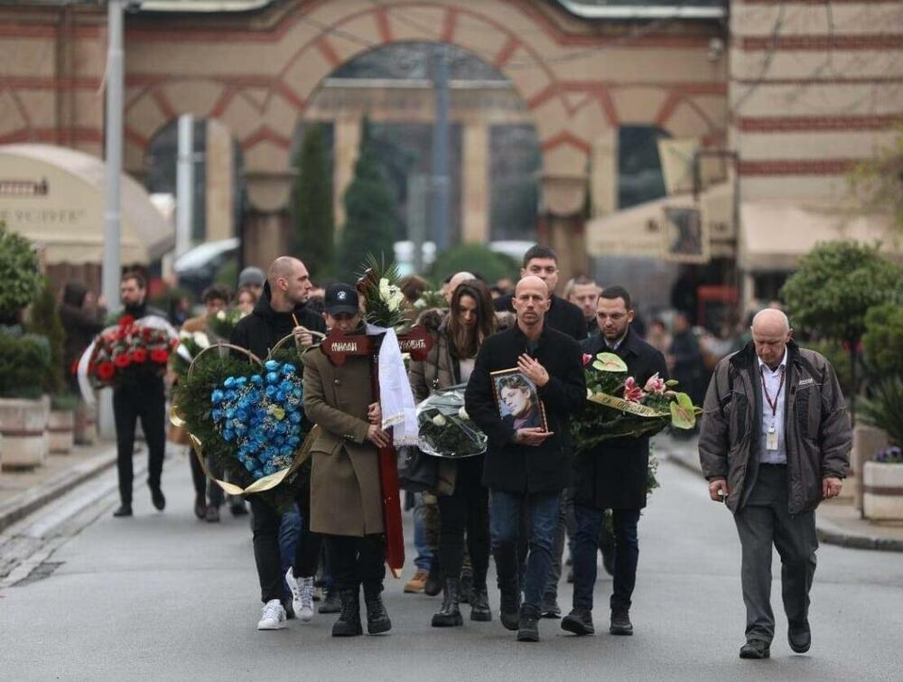 Povorka na sahrani Milana Radulovića Laće