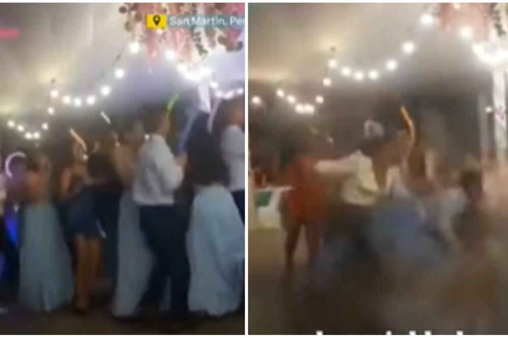 ĐACI PROPALI KROZ POD USRED PLESA, IZA NJIH OSTALA SAMO PRAŠINA: Stravična scena sa mature (VIDEO)