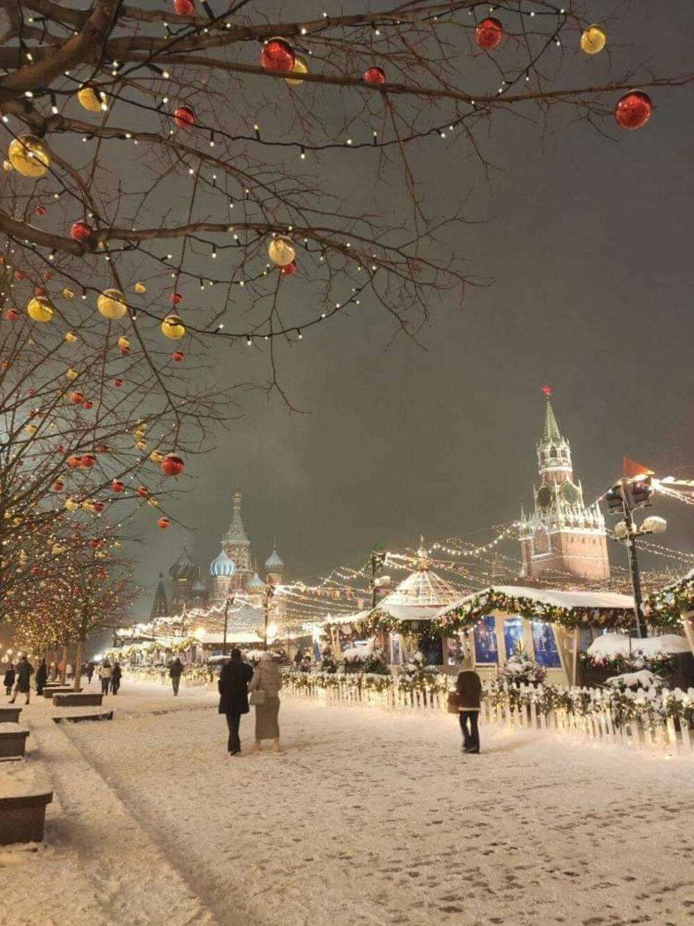 Crveni trg za vreme praznika