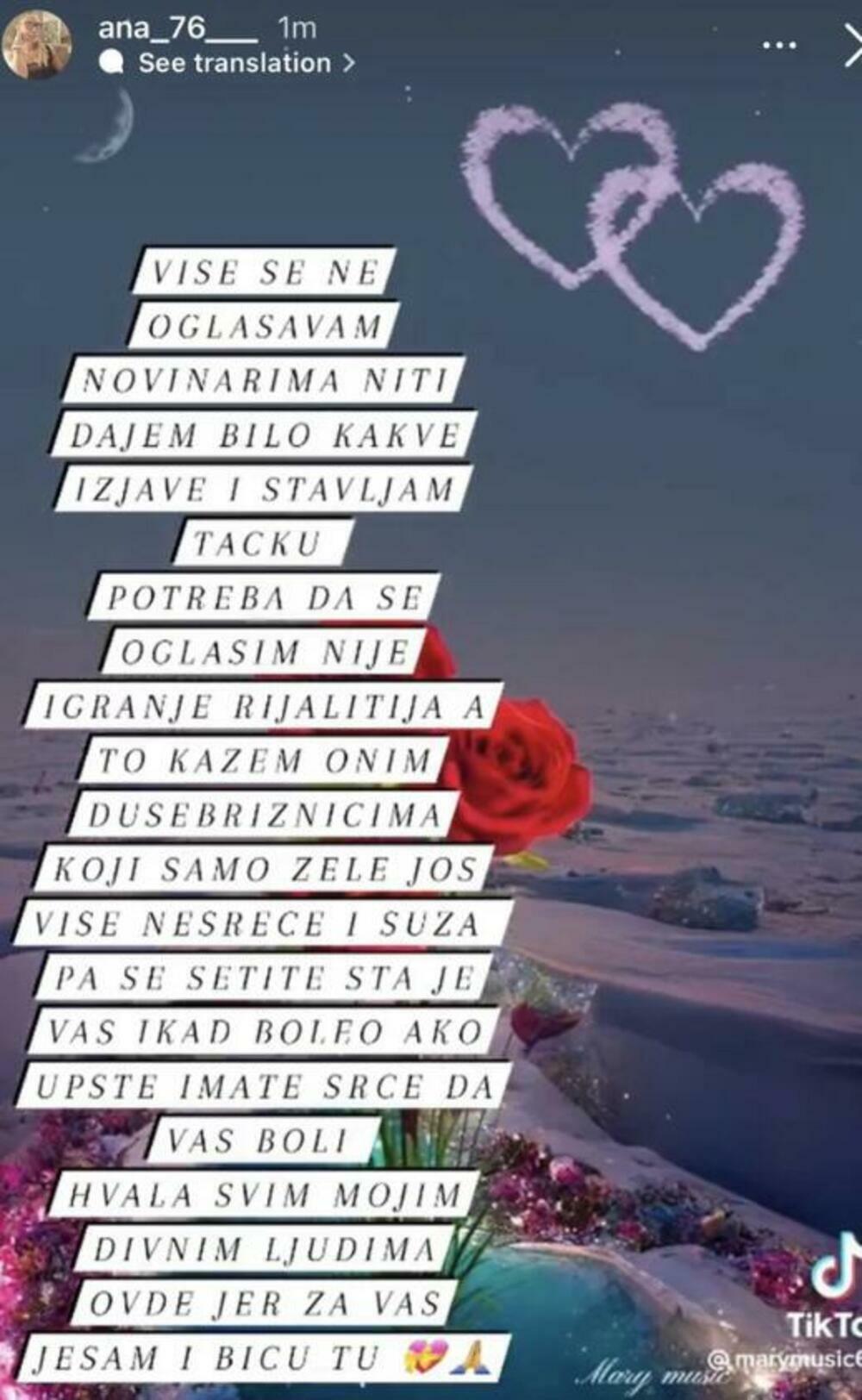 Objava Zvezdanove supruge