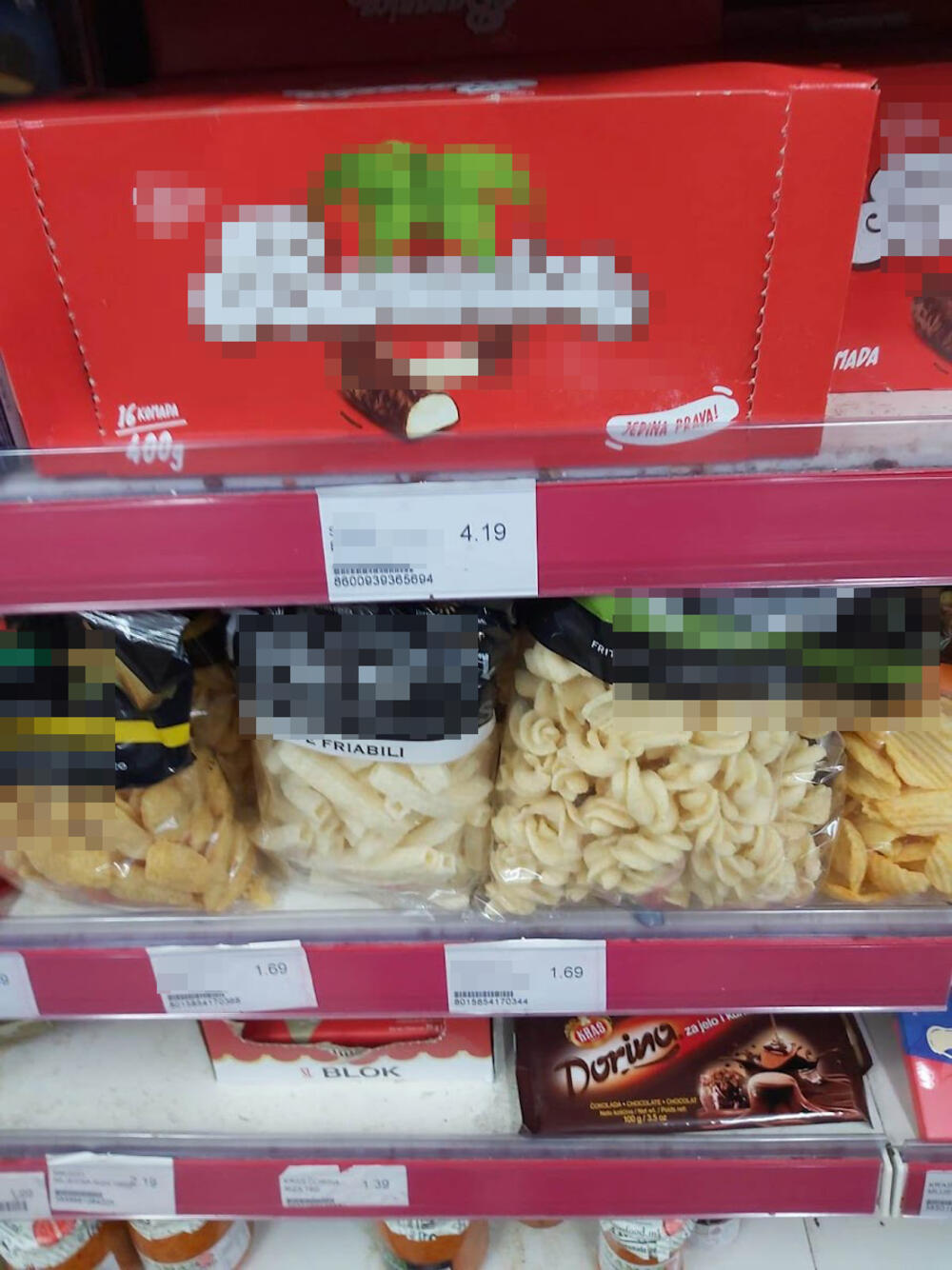 Cena krem bananice u Lesteru