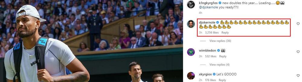 Novak Đoković, Nik Kirjos