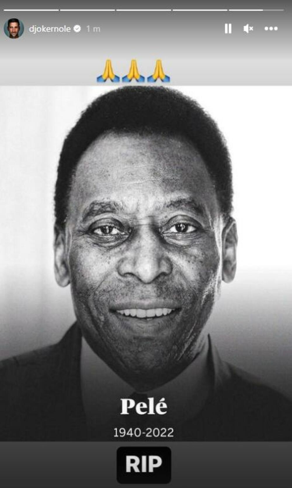 Pele, Novak Đoković, Tenis