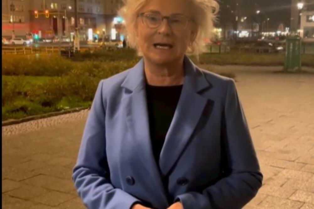 SKANDAL NEMAČKE MINISTARKE ZBOG NOVOGODIŠNJE ČESTITKE: Sevaju kritike sa svih strana, nastao HAOS (VIDEO)
