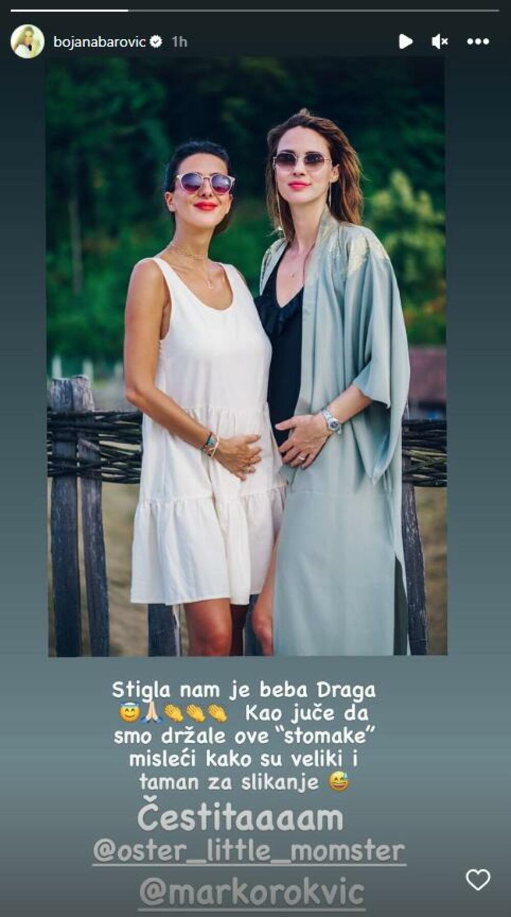 Bojana Barović objavila lepe vesti