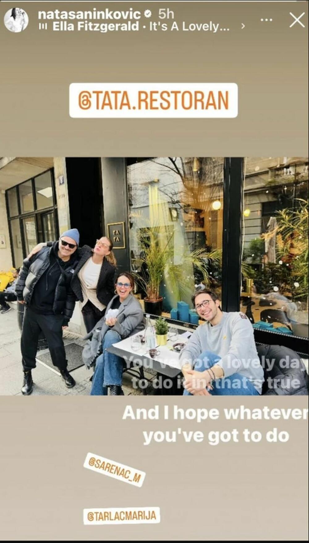 Glumica Nataša Ninković sa sinom