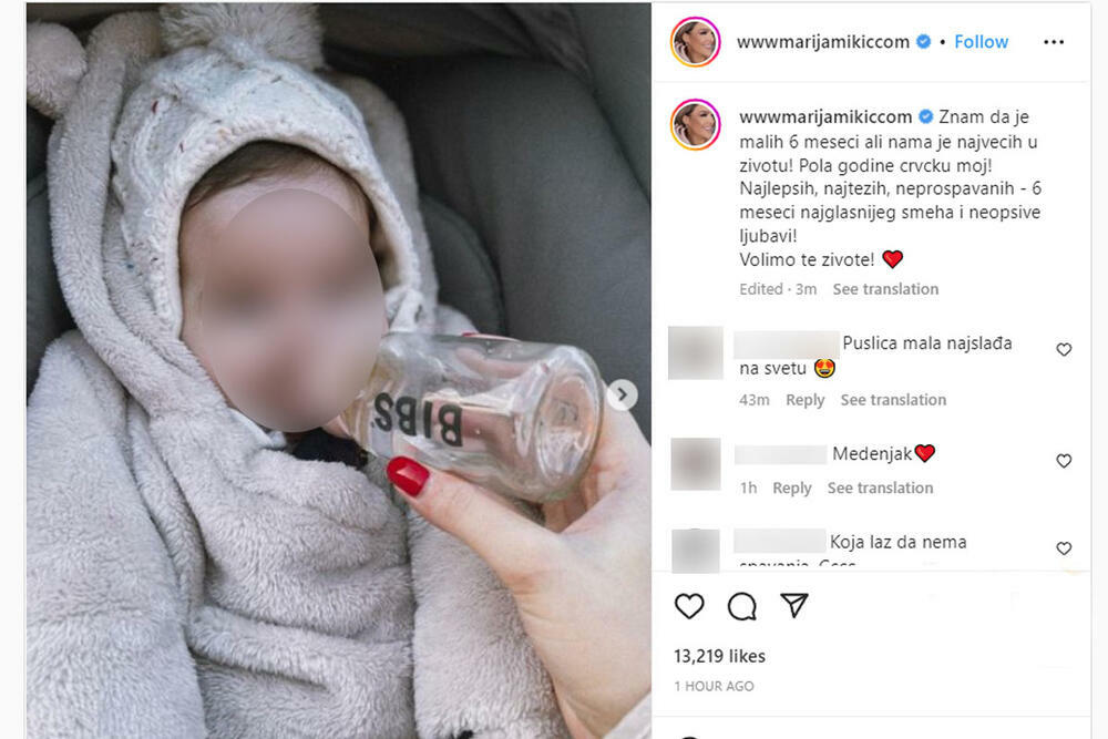 Marija Mikić raznežila sve objavom 