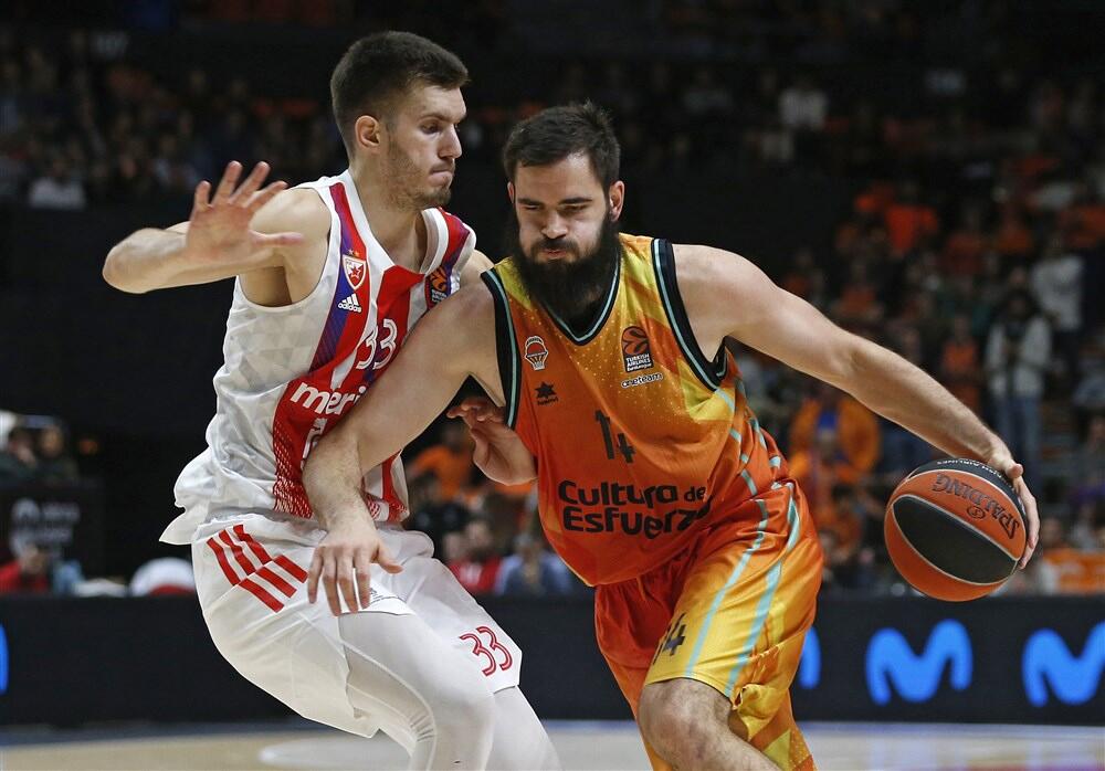 Bojan Dubljević na utakmici Crvene zvezde i Valensije