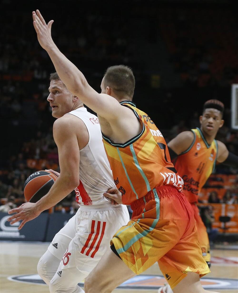 Detalj sa utakmice Valensije i Crvene zvezde