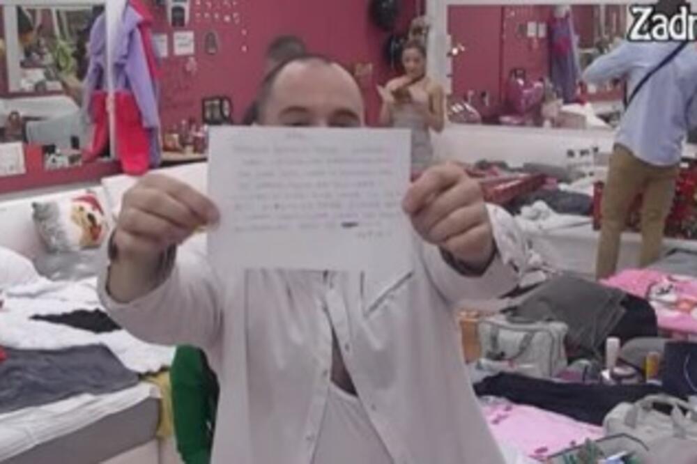 MOKA SLAVNIĆ POSLAO HITNO PISMO ZVEZDANU IZ BOLNICE: Kada je to video ODMAH GA POKAZAO U KAMERU