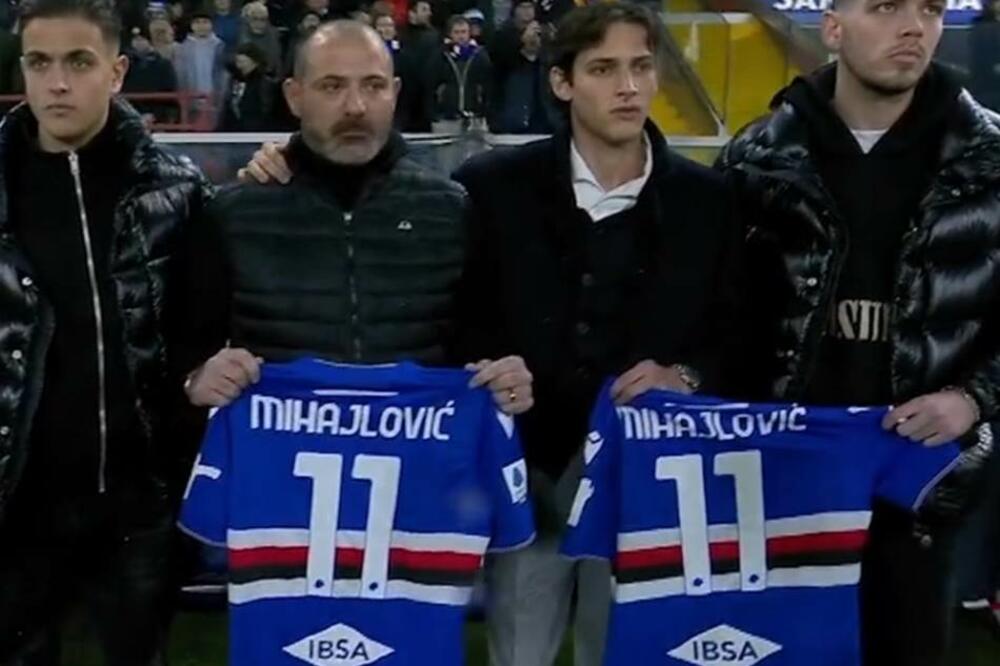 STANKOVIĆ IZVEO SINIŠINE SINOVE NA TEREN! Deki sa kumovima pokazao Mihin legendarni dres (VIDEO)