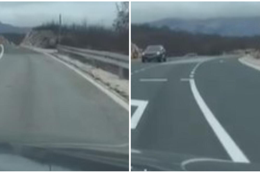 NEVEROVATAN PRIZOR NA HRVATSKOM PUTU: Bizarno skretanje ZAPREPASTILO VOZAČE, niko nema OBJAŠNJENJE (VIDEO)