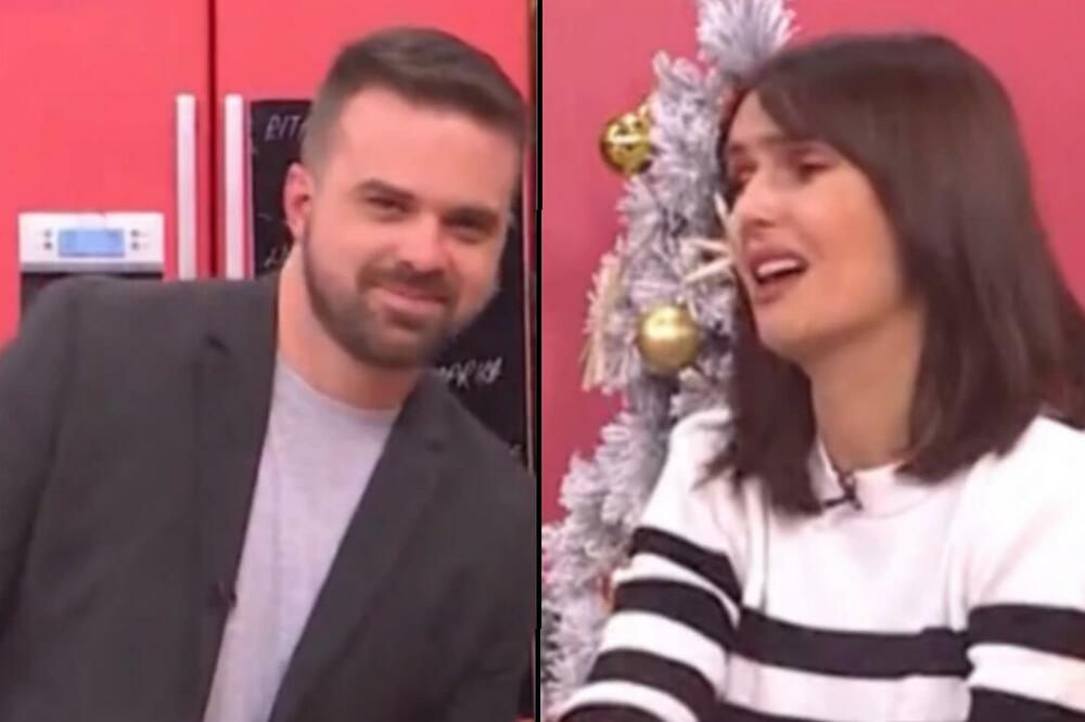 DUŠANE, ŠTA TO PIPAŠ? Voditeljka se ZGROZILA u EMISIJI, a pevač nije PRESTAJAO SA DODIRIVANJEM