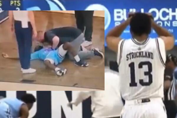 JEZIVA SCENA ZALEDILA SVE IGRAČE: Esijen kolabirao usred utakmice! (VIDEO)