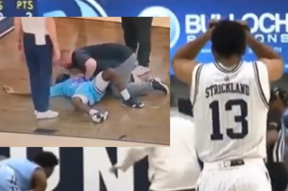 JEZIVA SCENA ZALEDILA SVE IGRAČE: Esijen kolabirao usred utakmice! (VIDEO)