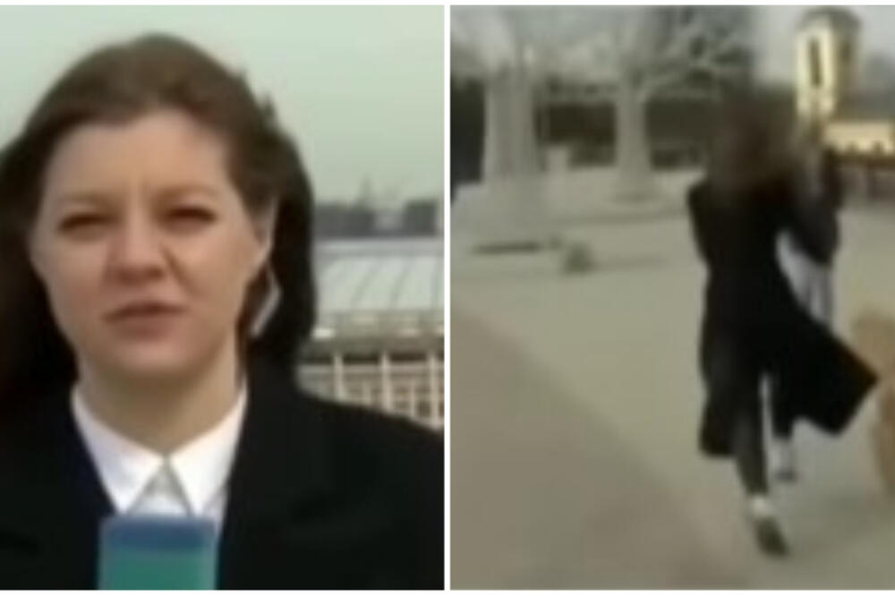 NEPOZVANI GOST PREKINUO UKLJUČENJE RUSKE REPORTERKE U PROGRAM UŽIVO: Oteo joj MIKROFON, pa se dao u BEG (VIDEO)