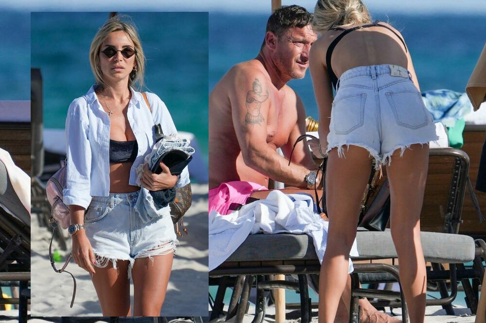 MA KAKVA ILARI, TOTIJEVA NOVA DEVOJKA JE MELEM ZA OČI: Na plaži pokazala BRUTALNO telo, GRUDI pršte iz bikinija!