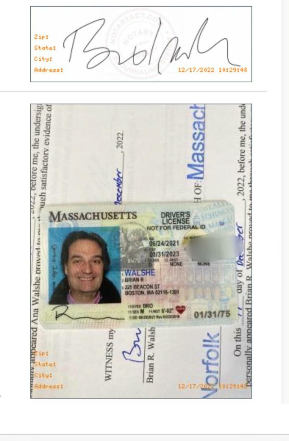 Ana Volš, Brajan Volš