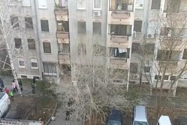 BAKA I DEKA IZAŠLI DA PROŠETAJU PSA, ZAPALIO IM SE KREVET: Kuljao dim iz stana na Bežanijskoj kosi (VIDEO)