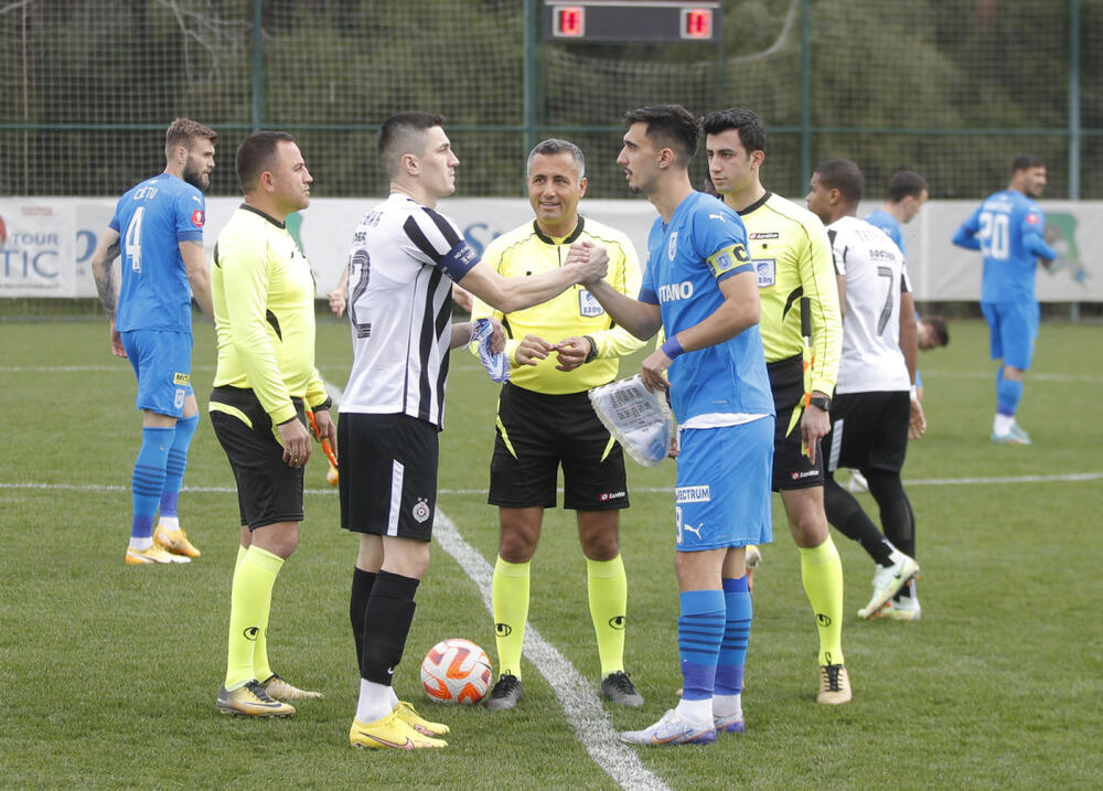 Detalj sa utakmice Partizana i Univerzitete iz Krajove