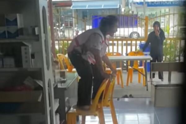 KADA JE VIDELA ŠTA SE UŠUNJALO U RESTORAN POČELA JE DA JECA NA SAV GLAS: Odmah su morali da REAGUJU (VIDEO)