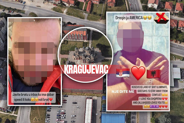 ALBANAC OSKRNAVIO PRAVOSLAVNU CRKVU U KRAGUJEVCU? Profil mu pun GADOSTI! (FOTO)