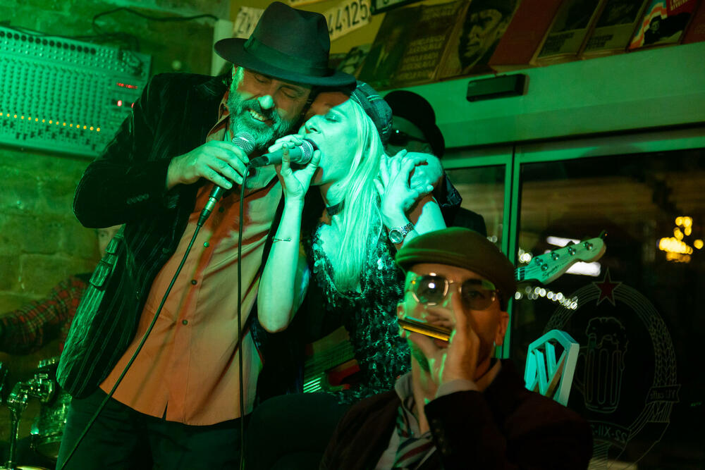 Zanimljiv kadar sa snjimanja