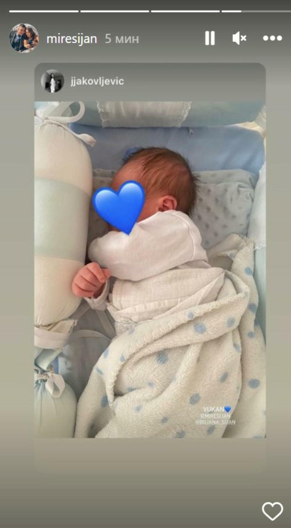 Mirko Šijan podelio prve fotografije malog Vukana