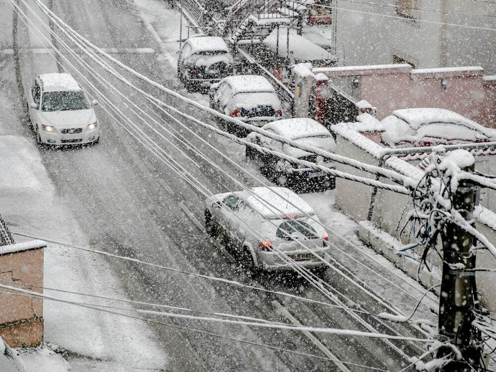 Sneg na putevima u Srbiji