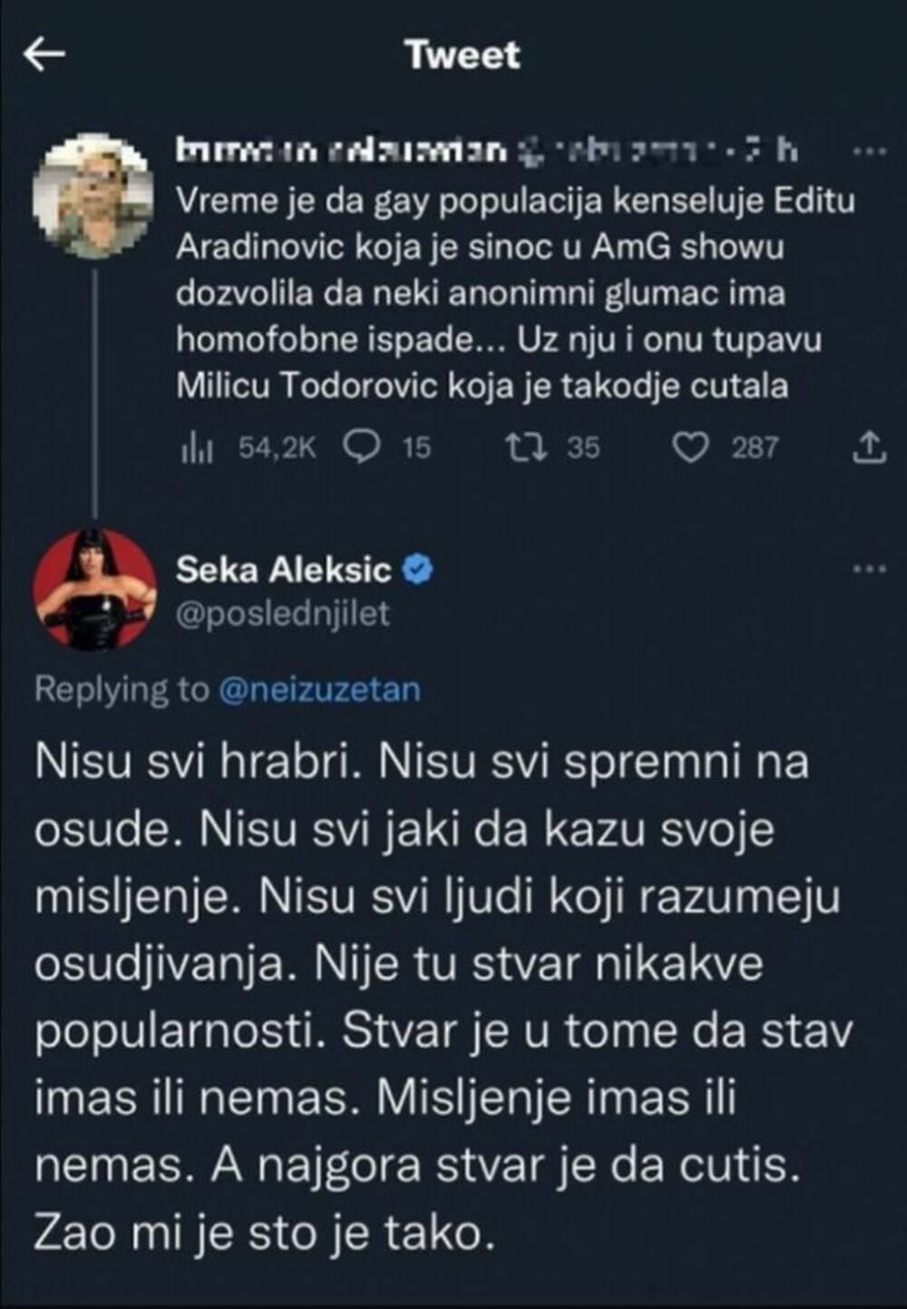 Seka o Editi i Milici Todorović