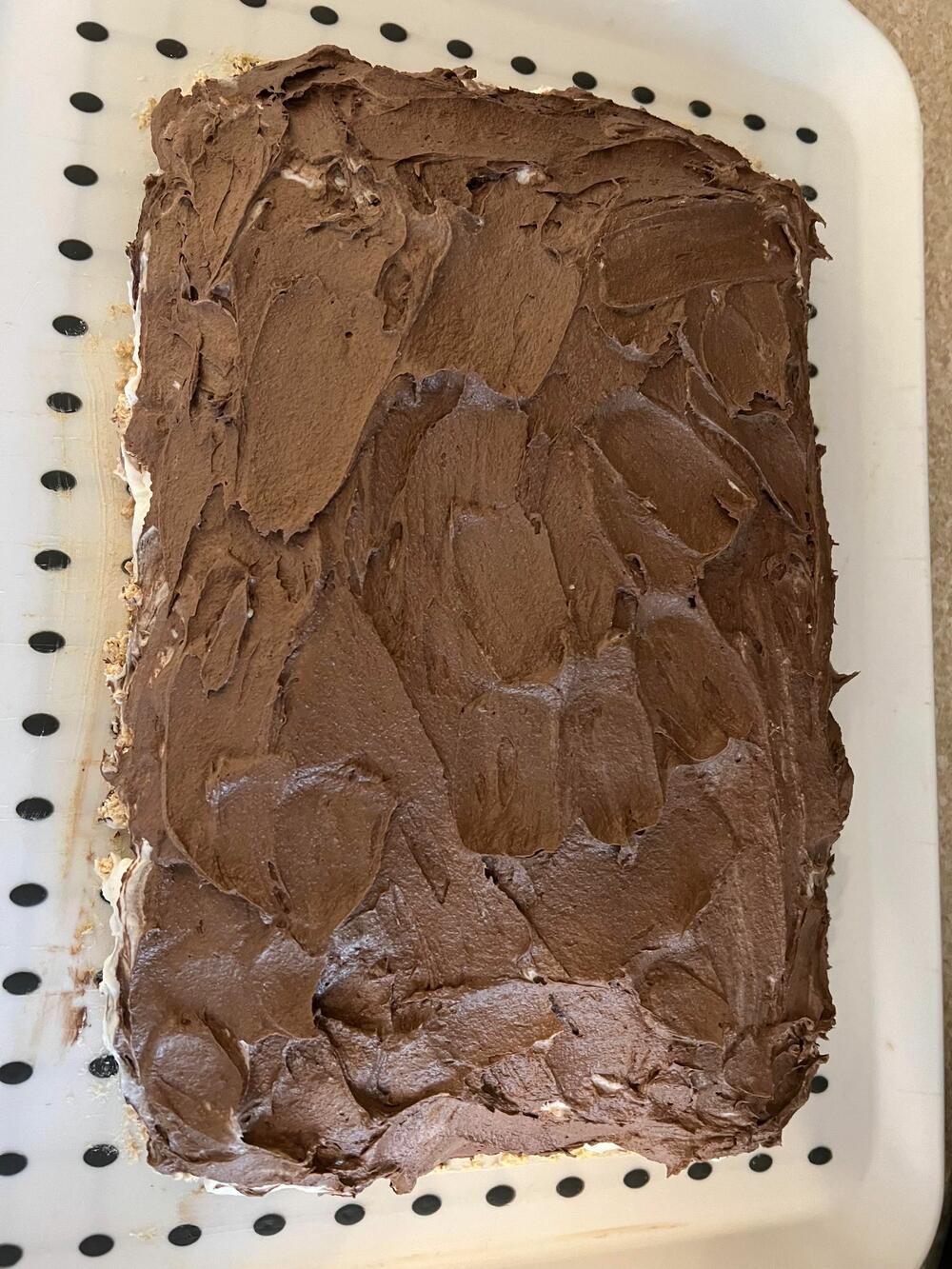 Posna sladoled torta, Torta