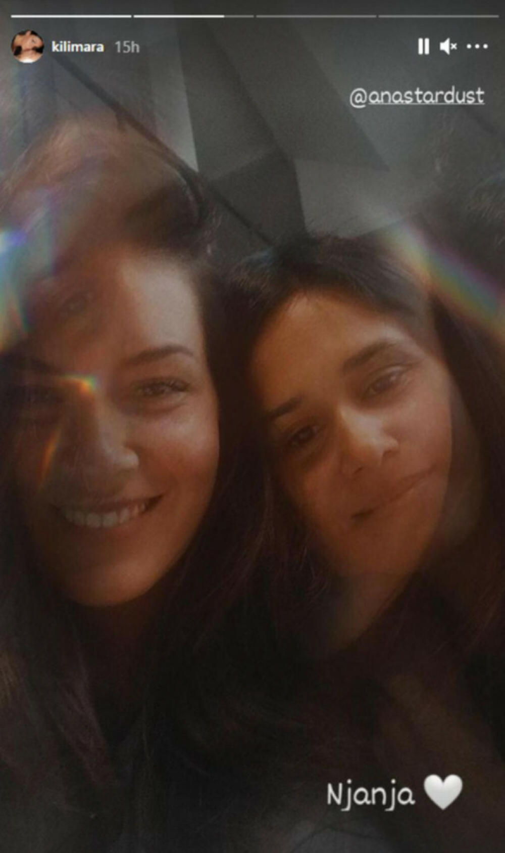 Voditeljka Marija Kilibarda sa ćerkom Ljiljane Dragutinović, Anom Vučelić