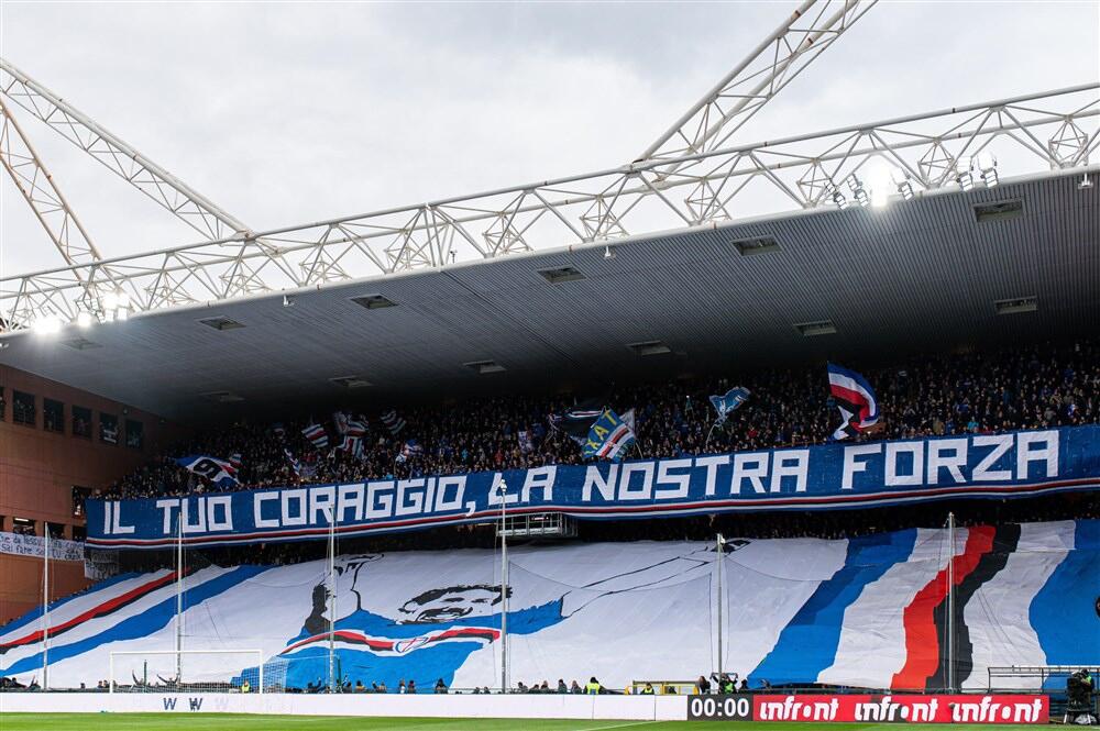 Koreografija navijača Sampdorije u čast Đanluke Vijalija