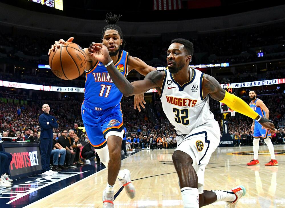 Detalj sa utakmice Denvera i Oklahome