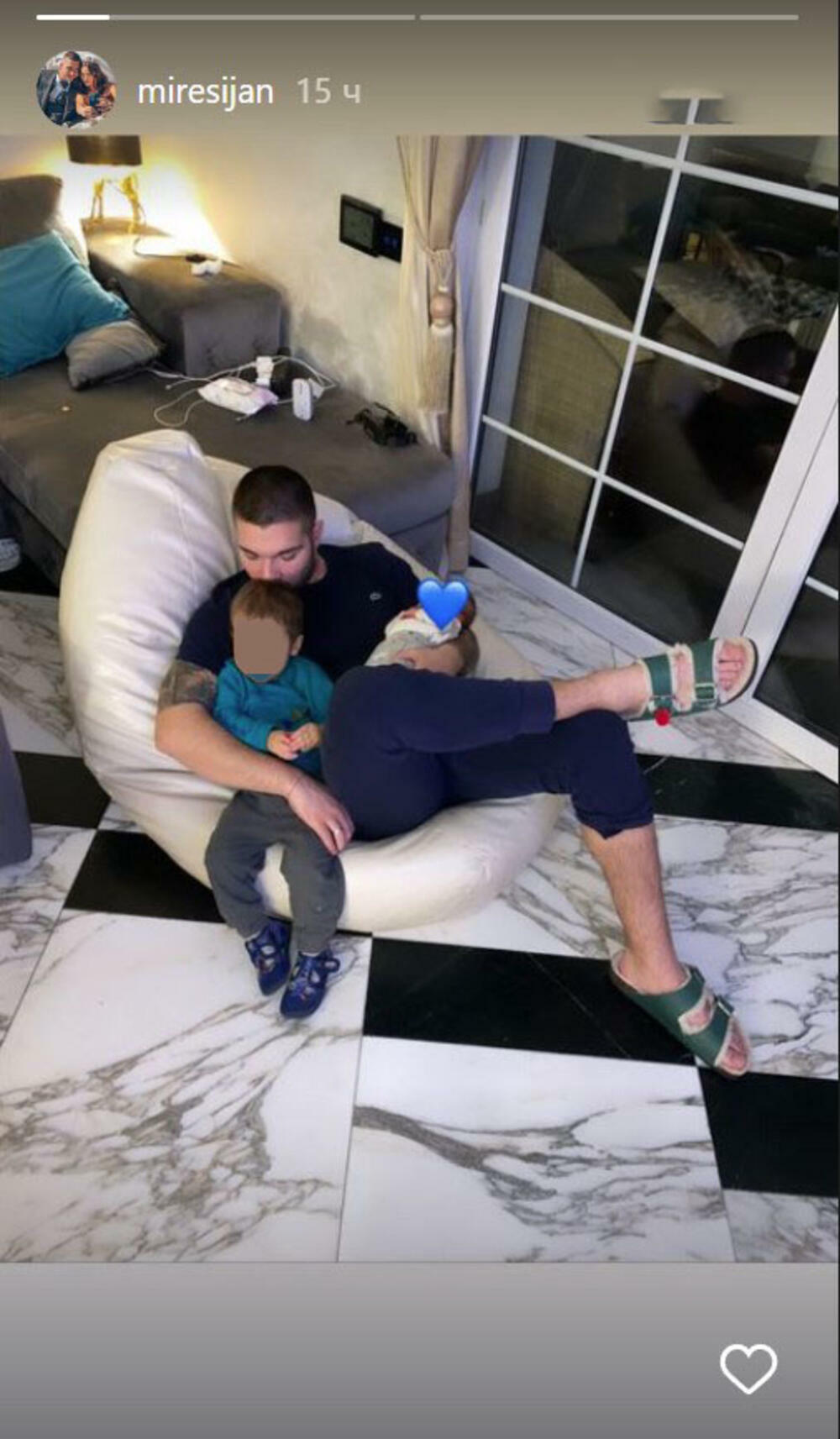 Mirko Šijan sa sinovima