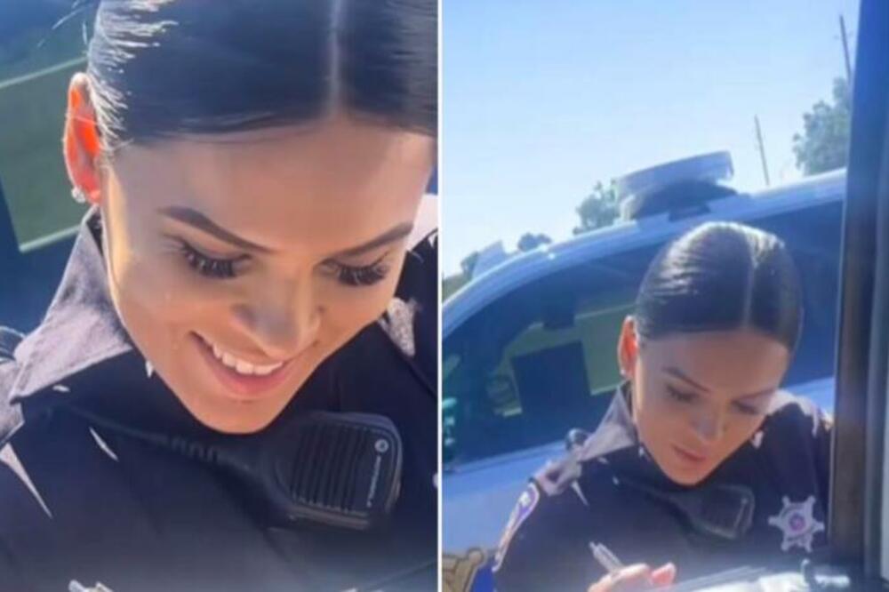 PIŠE IM KAZNE, A MUŠKARCIMA PADAJU VILICE: Zbog vatrene POLICAJKE gore mreže, sve zanima SAMO JEDNO (VIDEO)