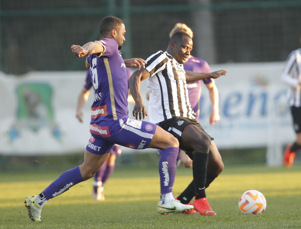 Detalj sa utakmice Partizana i Austrije iz Beča