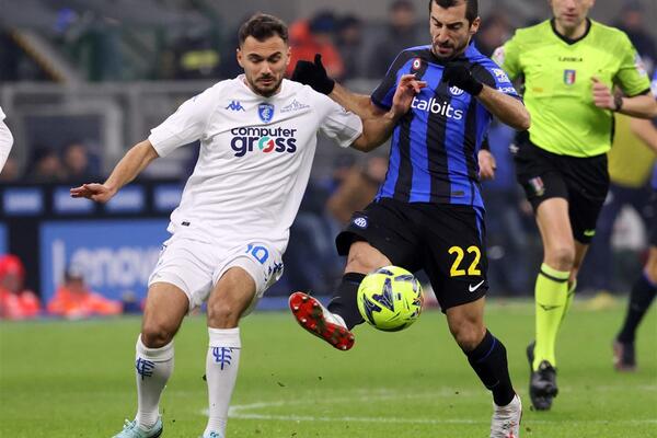 EMPOLI ŠOKIRAO INTER! "Neroazuri" nisu mogli sa igračem manje!