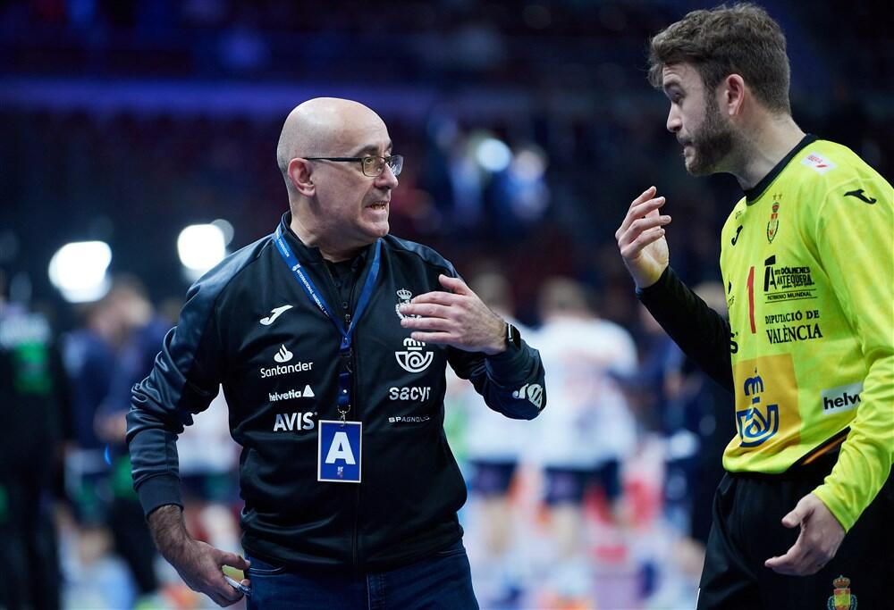 Selektor Španije Đordi Ribera i golman Gonzalo Pered de Vargas