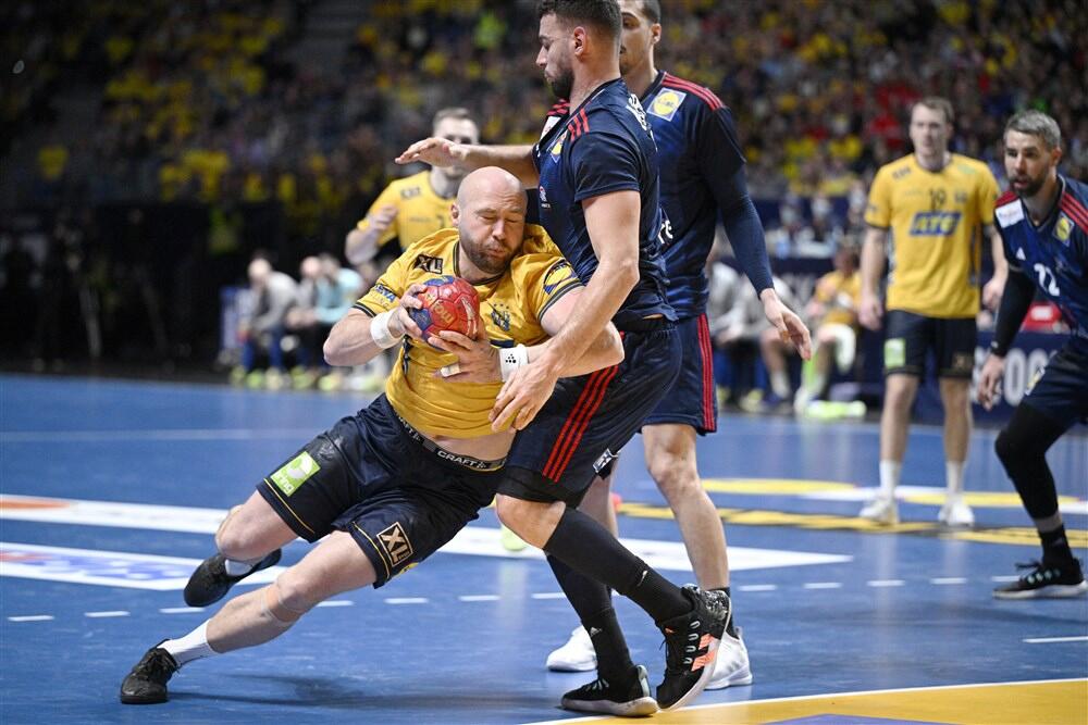 Detalj sa utakmice Francuske i Švedske