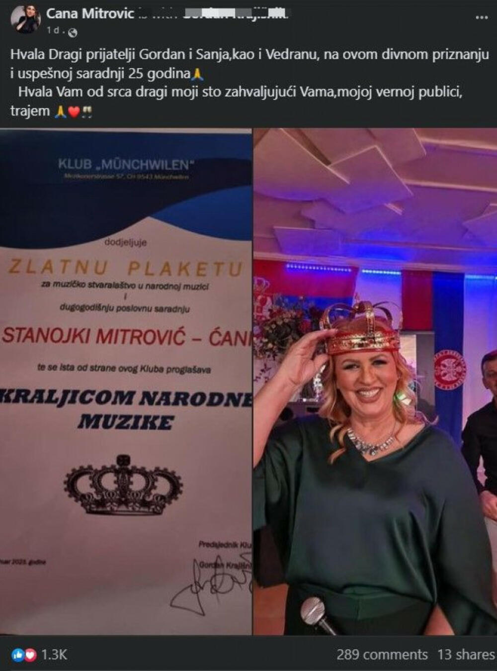 Ćana -kraljica narodne muzike