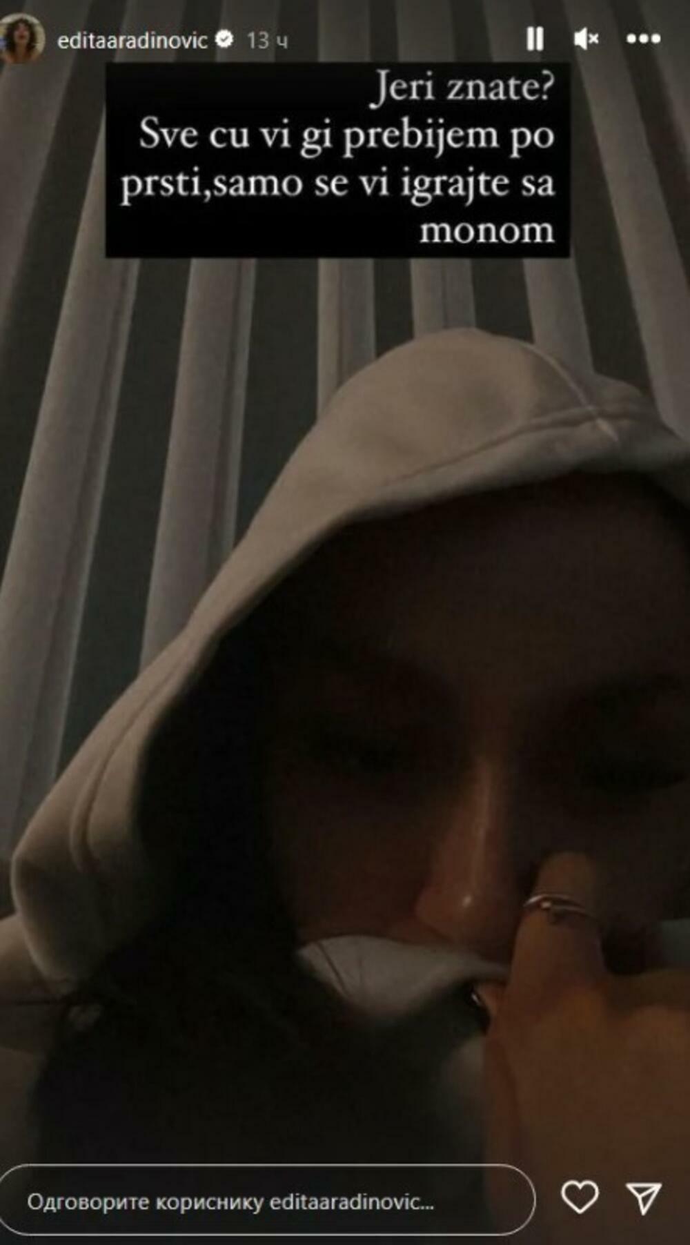 Objava Edite Aradinović