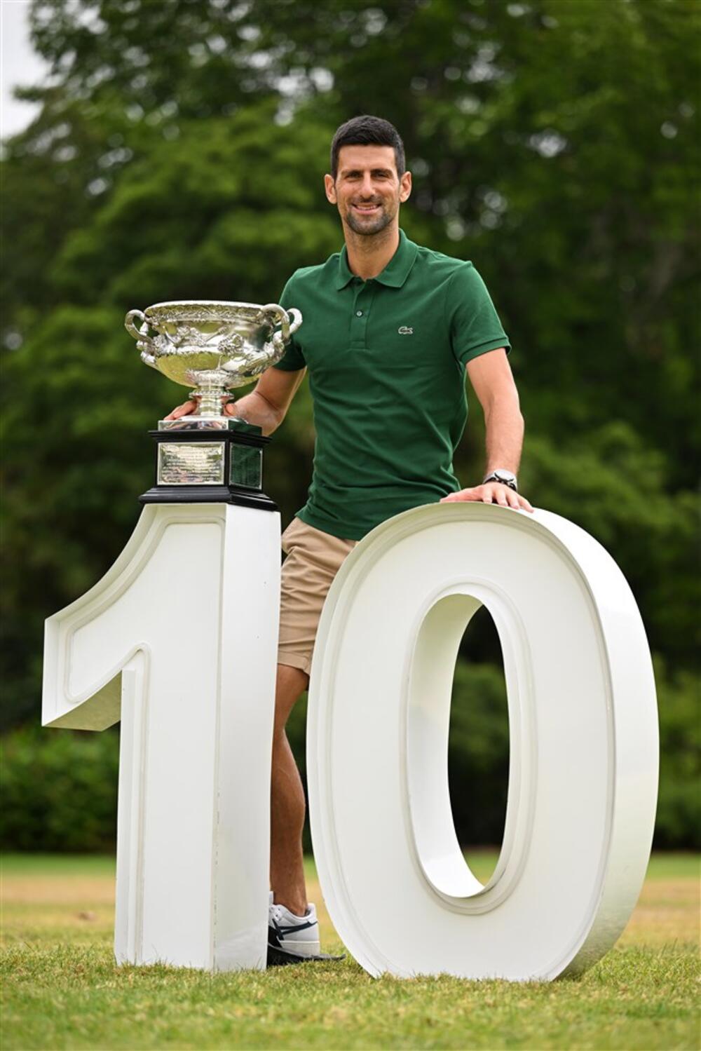 Novak Đoković u šetnji botaničkom baštom Melburna