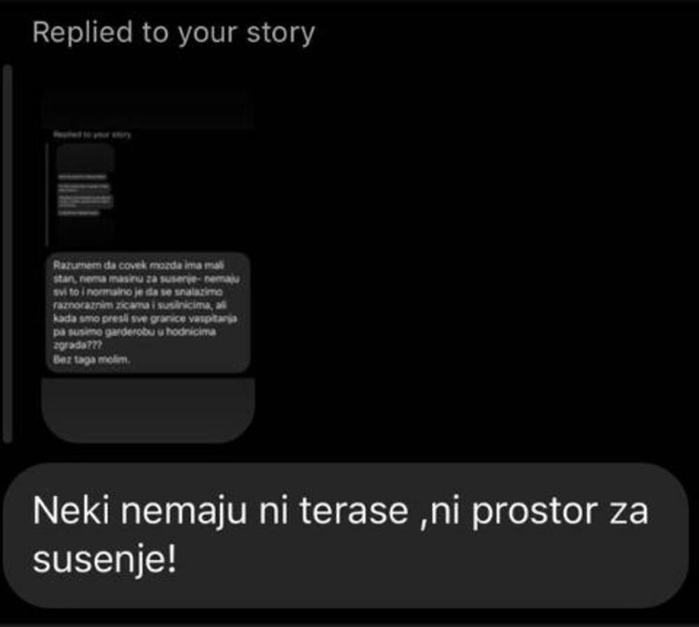 Sušenje veša po hodnicima