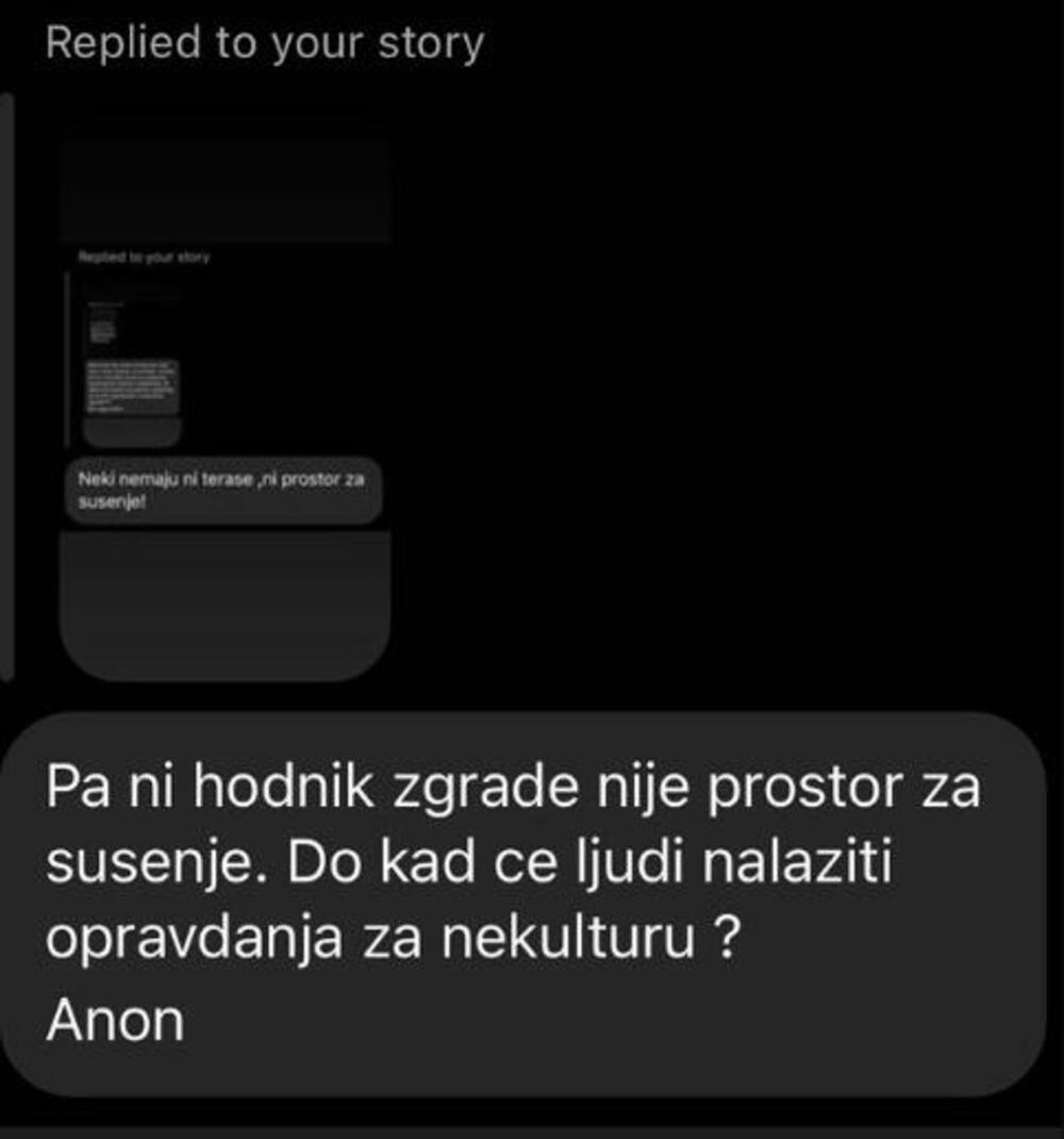 Sušenje veša po hodnicima