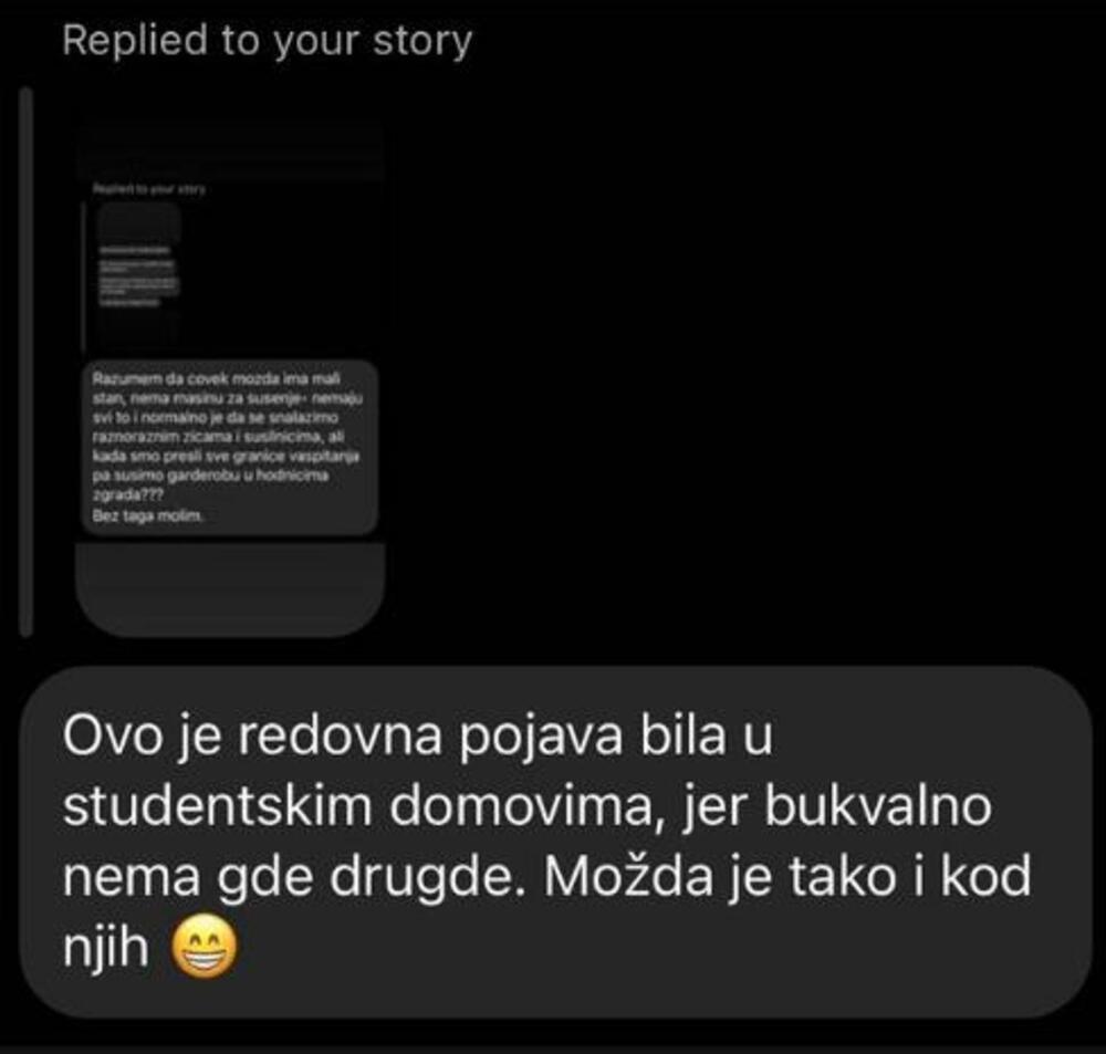 Sušenje veša po hodnicima